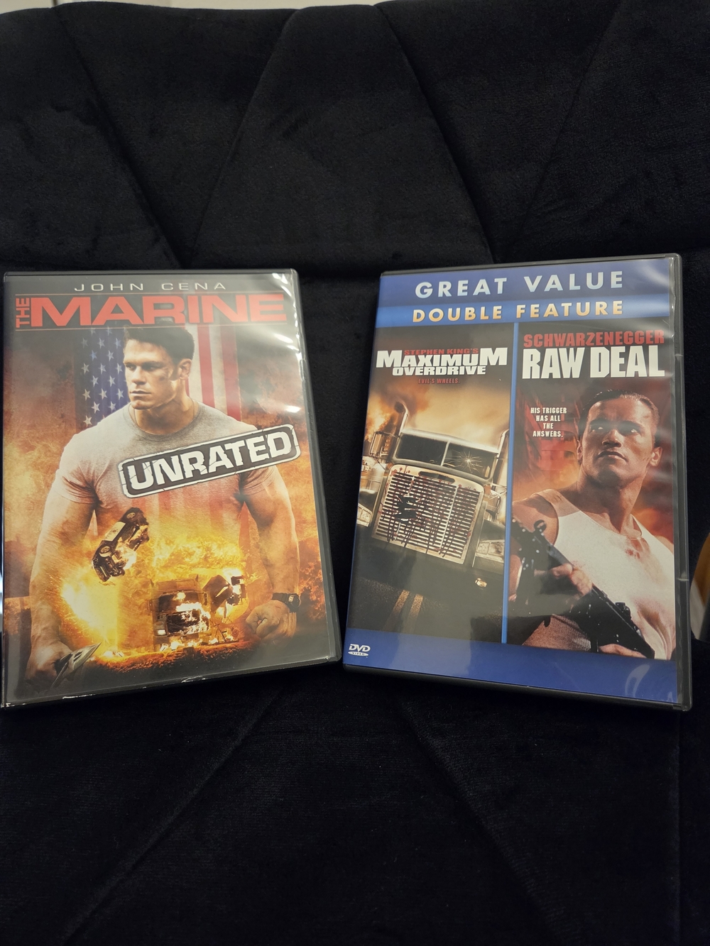 DVD Set - John Cena The Marine Unrated, Maximum Overdrive/Raw Deal